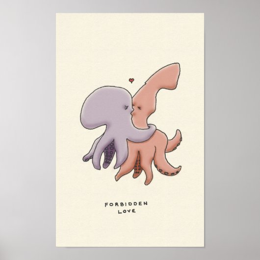 禁じられた愛 ポスター (正面)