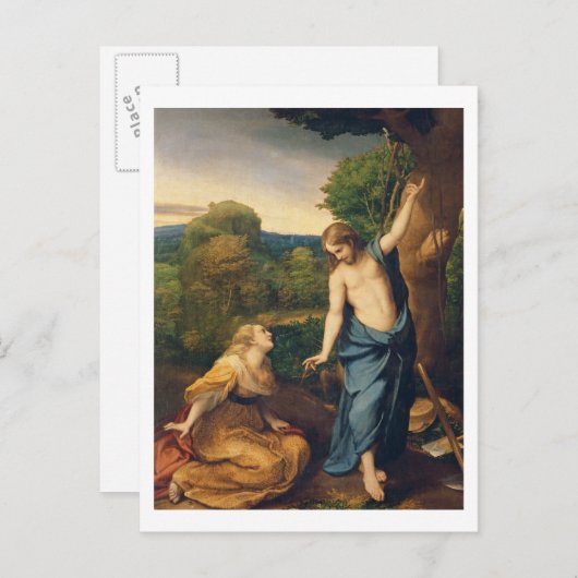 『禁じられた触れるな』、1534年頃(キャンバス上に油彩) (詳細は ポストカード (正面/裏面)