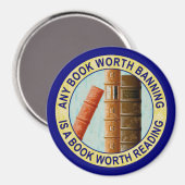 禁ずるに足る本は一冊読の マグネット (正面/裏面)