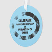 禁制図書ウィークオーバル オーナメント (正面)
