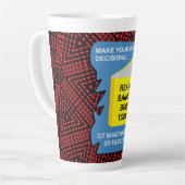 禁制図書 カフェラテマグ (左アングル)