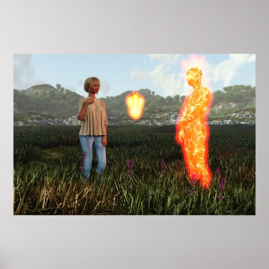 禁断のラブデジタルアート ポスター (正面)