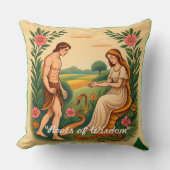 『禁断の蛇話』 クッション (正面)