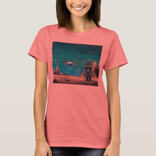 禁断プラネットデラックスレトロTシャツ。 Tシャツ (正面)