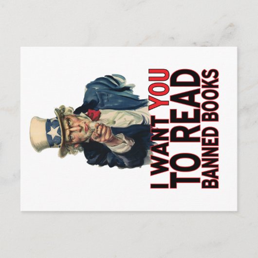 禁書して読欲しい ポストカード (正面)