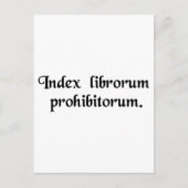 禁書一覧 ポストカード (正面)