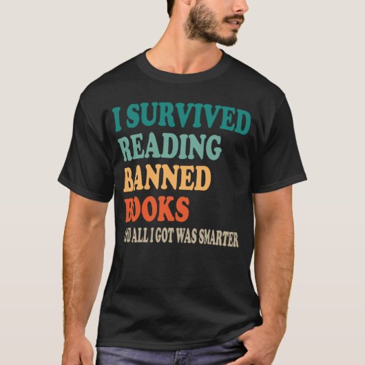 禁書生き延び本の本読本 Tシャツ (正面)