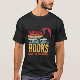 禁書生き延び読書籍 Tシャツ