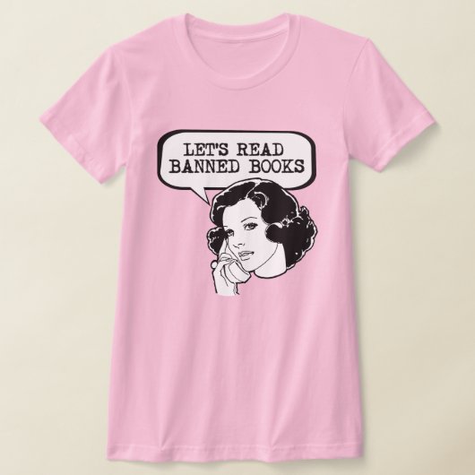 禁書読レトロ Tシャツ (レイダウン)