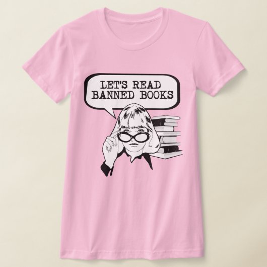 禁書読レトロ Tシャツ (レイダウン)