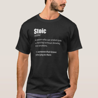 禁欲主義の定義 詐欺師の嘘発見器を定義する Tシャツ