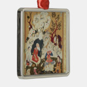 禁欲主義者を訪問している王子 メタルオーナメント (右)