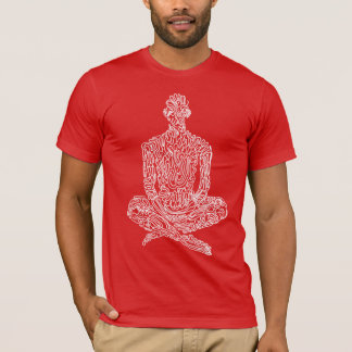 禁欲主義者(赤+白) Tシャツ
