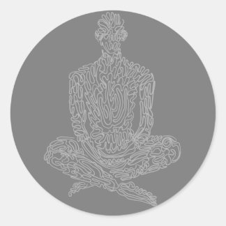 禁欲的（アスファルトとグレー） ラウンドシール