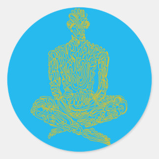 禁欲的(ベビー付/黄色) ラウンドシール