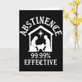 禁欲99.99%効果的なキリストの降誕 カード (黄色い花)