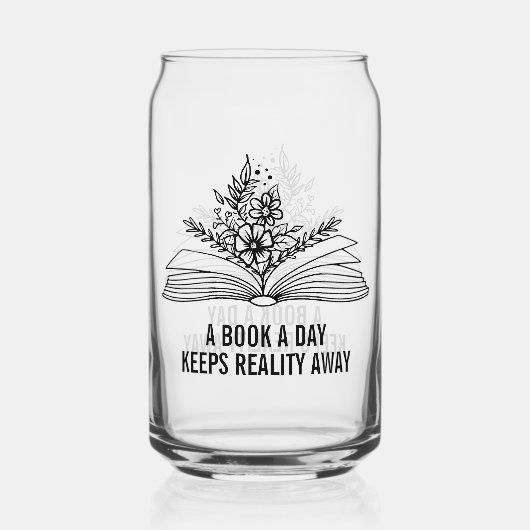 禁止おもしろい本の恋人の飲み缶ガラス ガラス缶 (裏面)