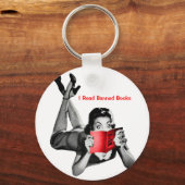 禁止されたブックキーチェーン キーホルダー (正面)