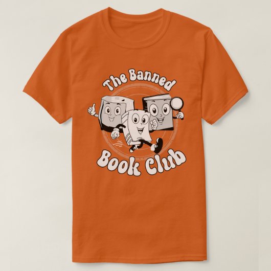 禁止されたブッククラブ Tシャツ (デザイン正面)