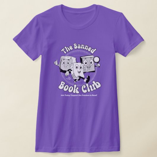 禁止されたブッククラブ Tシャツ (レイダウン)