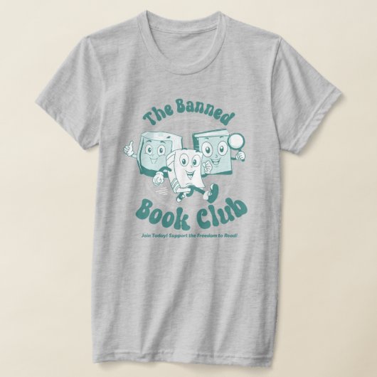 禁止されたブッククラブ Tシャツ (レイダウン)