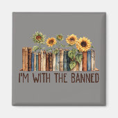 禁止されたブックマグネットを持っている マグネット (正面)