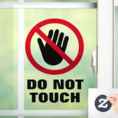 禁止された手のtouchウィンドウの貼り付けサインを削除しない ウィンドウサイン (ホーム)