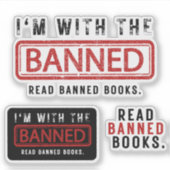 禁止された本の検閲と共に シール (正面)