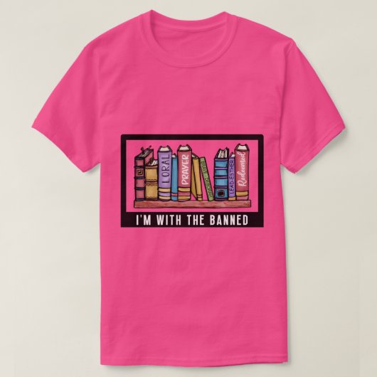 禁止された5人と一緒にいる Tシャツ (デザイン正面)