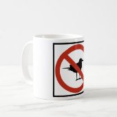 禁止されるカモメ コーヒーマグカップ (正面左)