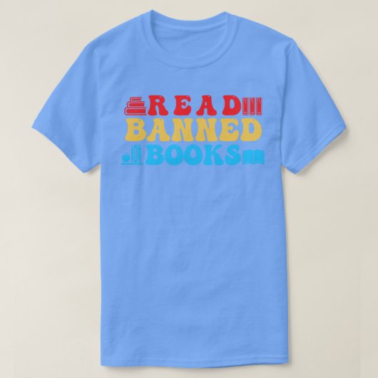 禁止さ読れた書籍38 Tシャツ (デザイン正面)