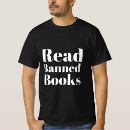 禁止さ読れたBooks Tシャツ – 無料Expressionをサポート