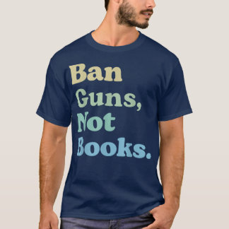 禁止する銃は本読の愛好家 Tシャツ