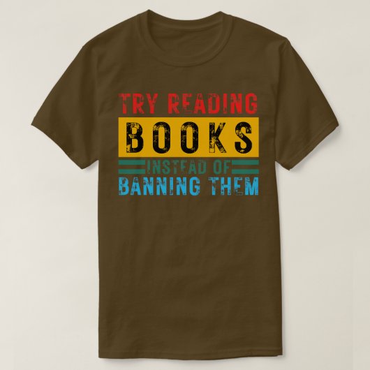 禁止す読る代わりに本を試しなさい11 Tシャツ (デザイン正面)