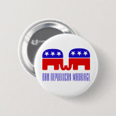 禁止の共和党の結婚のおもしろいで陽気なプッシュバック2-1/4 " 缶バッジ (正面&裏面)
