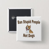 禁止の愚かな人々 缶バッジ (正面&裏面)