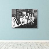 禁止の終了パーティー キャンバスプリント (インサイチュ (ウッドフロア))