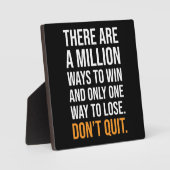 禁止やめ フォトプラーク (正面)