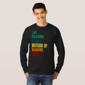 禁止を読禁止する代わりに本を試し読る Tシャツ (正面フル)