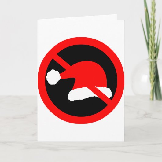 禁止クリスマス シーズンカード (正面)