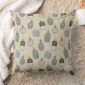 禁止スキットルパターン装飾用クッション クッション (ブランケット)