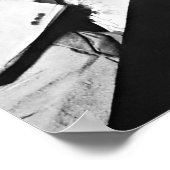 禁止パーティー、白黒ヴィンテージ ポスター (角)