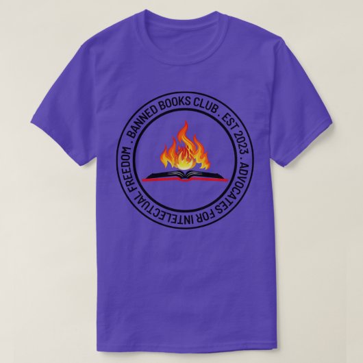 禁止図書クラブ6 Tシャツ (デザイン正面)