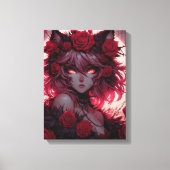 禁止妖精バラ キャンバスプリント (正面)