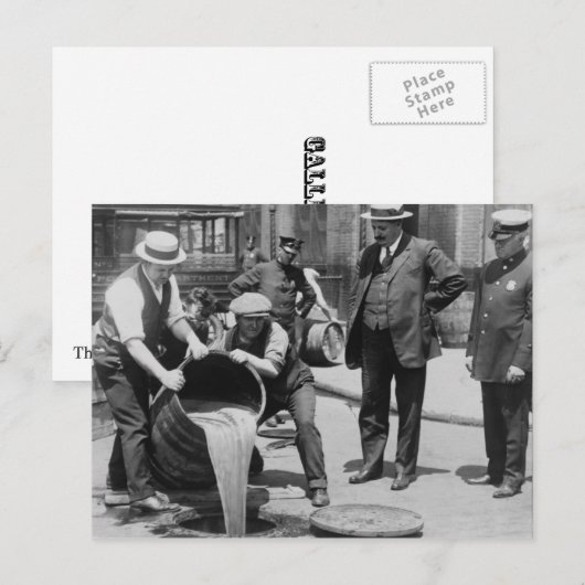 禁止年 ポストカード (正面/裏面)