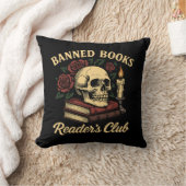 禁止書読書会 クッション (ブランケット)