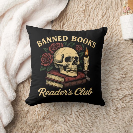 禁止書読書会 クッション (ブランケット)