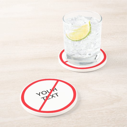 禁止標識 コースター (側面)