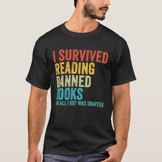 禁止生き延び図書 Tシャツ (正面)