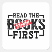 禁止読本の第おもしろい一冊 スクエアシール (正面)